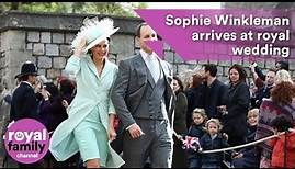 Princess Eugenie's Wedding: Sophie Winkleman arrives