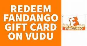 How To Redeem Fandango Gift Card On Vudu (2022) | Use Fandango Gift Cards Online (Step By Step)