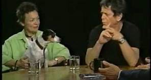 Laurie Anderson & Lou Reed Interviewed by Charlie Rose (2003) - Part One