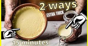 Ultimate Clotted Cream - From Any Cream In 15 Minutes