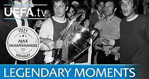 Johan Cruyff wins 1971 European Cup with Ajax