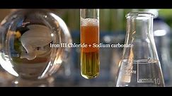 Double displacement of FeCl3 + Na2CO3 | Ferric chloride + Sodium carbonate | Precipitation reaction