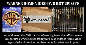 Warner Home Video DVD Disc Rot Update