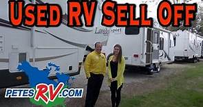 Used RV Sell Off