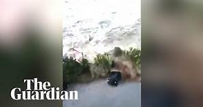Tsunami floods into Indonesian city in terrifying new footage