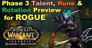 ROGUE Builds & Rotations for LEVELING and RAIDING in Phase 3 Season of Discovery