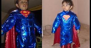 Tutorial Disfraz SUPERMAN MUSCULOSO PARA NIÑOS + PATRONES