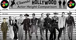 Height Comparison | Classic Hollywood Actors