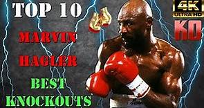 TOP 10 Marvin Hagler BEST KNOCKOUTS | RIP TRIBUTE | 4K Ultra HD
