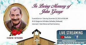John George Funeral