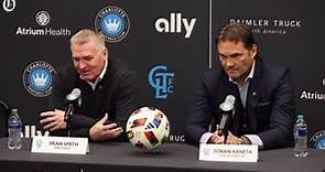 Charlotte FC's Dean Smith hopes to be half as successful as UNC legend Dean Smith