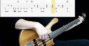 Alien Ant Farm - Smooth Criminal (Bass Only) (Play Along Tabs In Video)