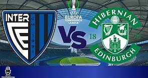 INTER CLUB ESCALDES x HIBERNIAN | UEFA Europa Conference League | 27/07/2023