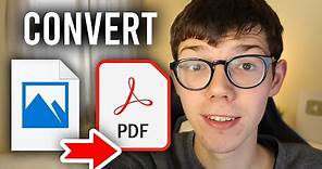 How To Convert Image To PDF File | Convert Photo To PDF
