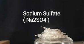 Preparation Of Sodium Sulfate ( Na2SO4 )