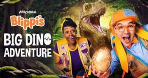 Blippi's Big Dino Adventure! Full Dinosaur MOVIE with Blippi and Meekah!