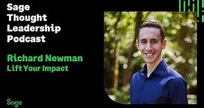 Thought Leader - Richard Newman on his book Lift Your Impact