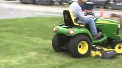 John Deere X585 Garden Tractor Lawn Mower 4x4 Power Steering Water Cooled For Sale Mark Supply Co