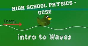 Physics - Waves - Introduction - Definitions, Logintudinal and Transverse.