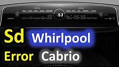 Whirlpool Cabrio Washer Code SD: Causes & How to Fix - Error Lens