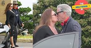 PIERCE BROSNAN GIVES HIS WIFE A KISS ON HIS 70TH BIRTHDAY AT NOBU IN MALIBU!!!