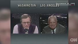 Don Rickles makes Larry King cry laughing (1985)