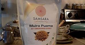 Review: Muira Puama Extract Powder (2oz/57g) 20:1 Concentrated Extract Powder
