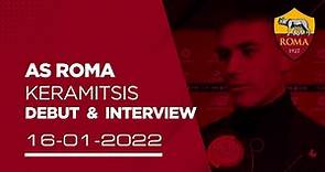 Keramitis Dimitrios Debut AS ROMA - Interview