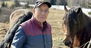 Knut-Erik i Torpshammar har fött upp hästar i över 70 år: ”De håller mig i gång”