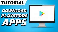 How to Download Play Store Apps on PC | How to install Google Play Store App on PC or Laptop! (2022)