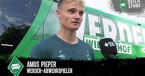 „Noch nicht alles rund“: Neuzugang Amos Pieper über sein erstes Spiel für den SV Werder Bremen