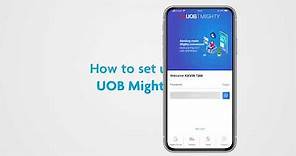 How to set up your UOB Mighty app