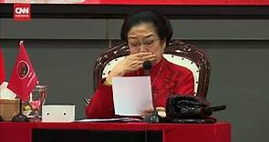 Pidato di Rakernas PDIP, Megawati Menangis Kenang Taufik Kiemas