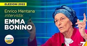 Elezioni 2022 | Enrico Mentana intervista Emma Bonino di Più Europa