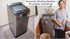 Our New Panasonic Washing Machine And Laundry Area Setup