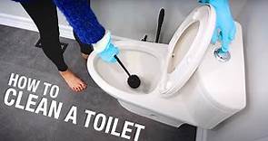 How to Clean a Toilet in Less Than 3 Minutes! (Cleaning Motivation)
