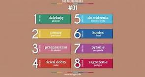 #01 - Aprender POLACO. 500 palabras básicas del idioma polaco.