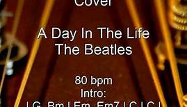 A Day In The Life, The Beatles, cover, chords acoustic guitar, lyrics