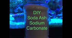 How to make Sodium Carbonate from Baking soda for your reef tank