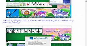 How to get Windows 7's Classic Game Pack On Any PC For Free!