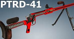 How a PTRD-41 Bolt Action Rifle Works