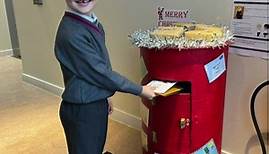 Rokeby School - The festive postbox in the Lower School is...