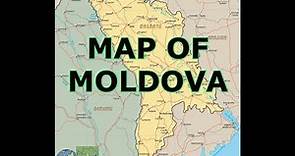 map of Moldova { harta Moldovei }