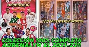 COLECCION *100% COMPLETA* ADRENALYN XL 2021-22!!! CON TODAS las MOMENTUM