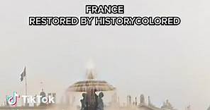 Restored footage from 1896 of Place de la Concorde in Paris, France and Place du Pont in Lyon, France. - Footage frame rate increased, upscaled, and “colorized” by HistoryColored using AI technology. - Footage originally from: Lumière Archives - #history #paris #lyon #france #restored