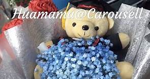 Huamama@ Carousell - How to wrap yourself a graduation flower bouquet
