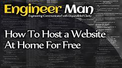 How To Host a Website At Home For Free