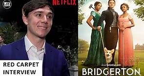Bridgerton Season 2 Premiere Interview - Calam Lynch on how his character fits into high society