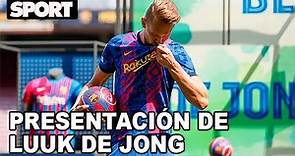 🙌 Así ha sido la PRESENTACIÓN de LUUK DE JONG como jugador del FC BARCELONA