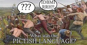 What Language Did the PICTS Speak?